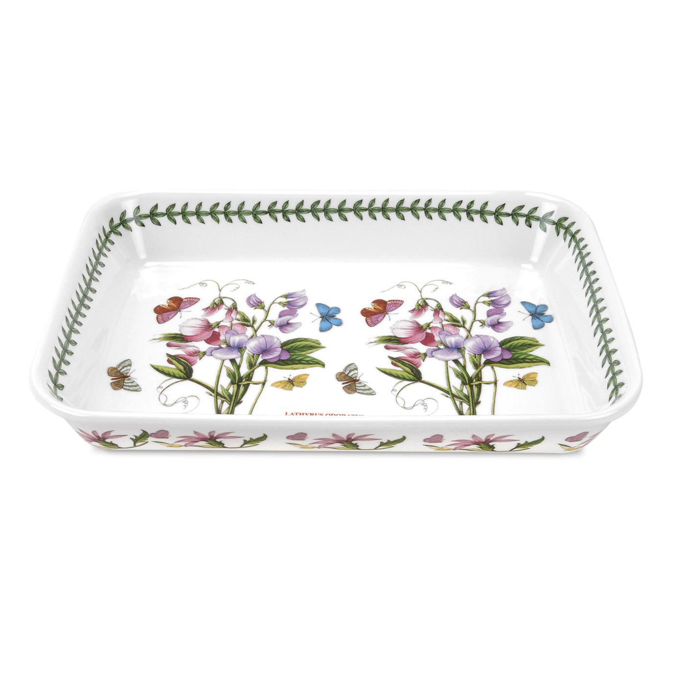 Portmeirion Botanic Garden Pirofila Ovale con manici, cm 29 — Locatelli  House Store