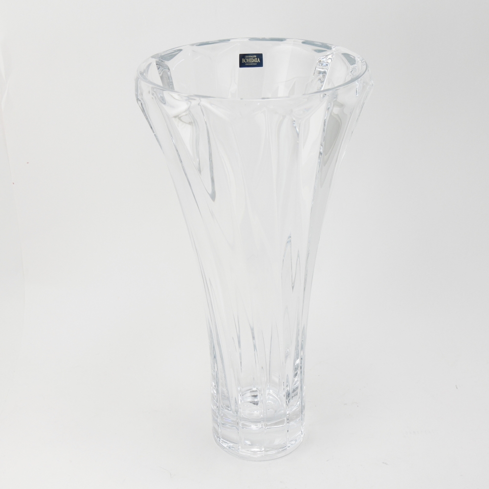 Piccadelli Vaso In Cristallo Cm. 35,5 By Cristalyte
