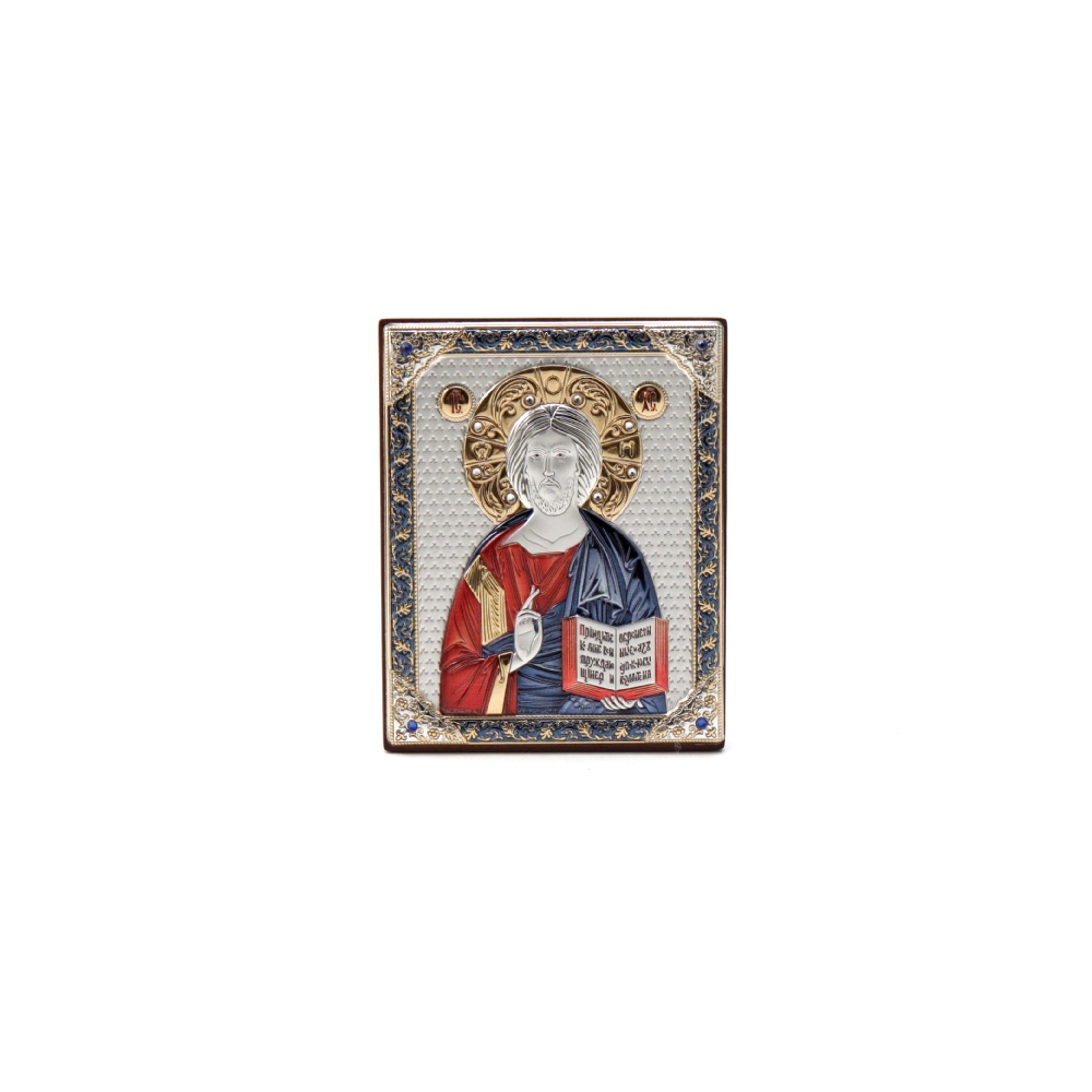 Icona Cristo Colorata Cm. 9,5x7,5